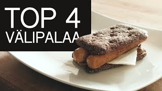 Mitä syödä välipalaksi? | TOP 4 LEMPI VÄLIPALAA