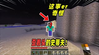 Minecraft我的世界都市传说：游戏中歪着头行走的史蒂夫！