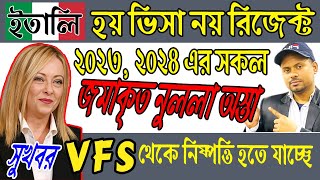 সুখবর Italy Prefettura থেকে কি বলল বাংলাদেশীদের ভিসার ব্যাপারে