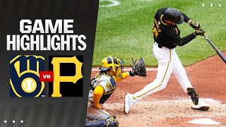 Brewers vs. Pirates Game Highlights (4/25/24) | MLB Highlights
