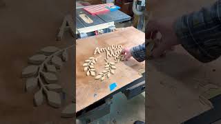 CNC Nursery Name Sign #shapeoko #cnc #woodworking #diyproject #nursery #decor #smallshop #timelapse