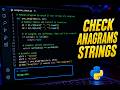 Check Anagram Strings in Python | Easy Trick 🔥