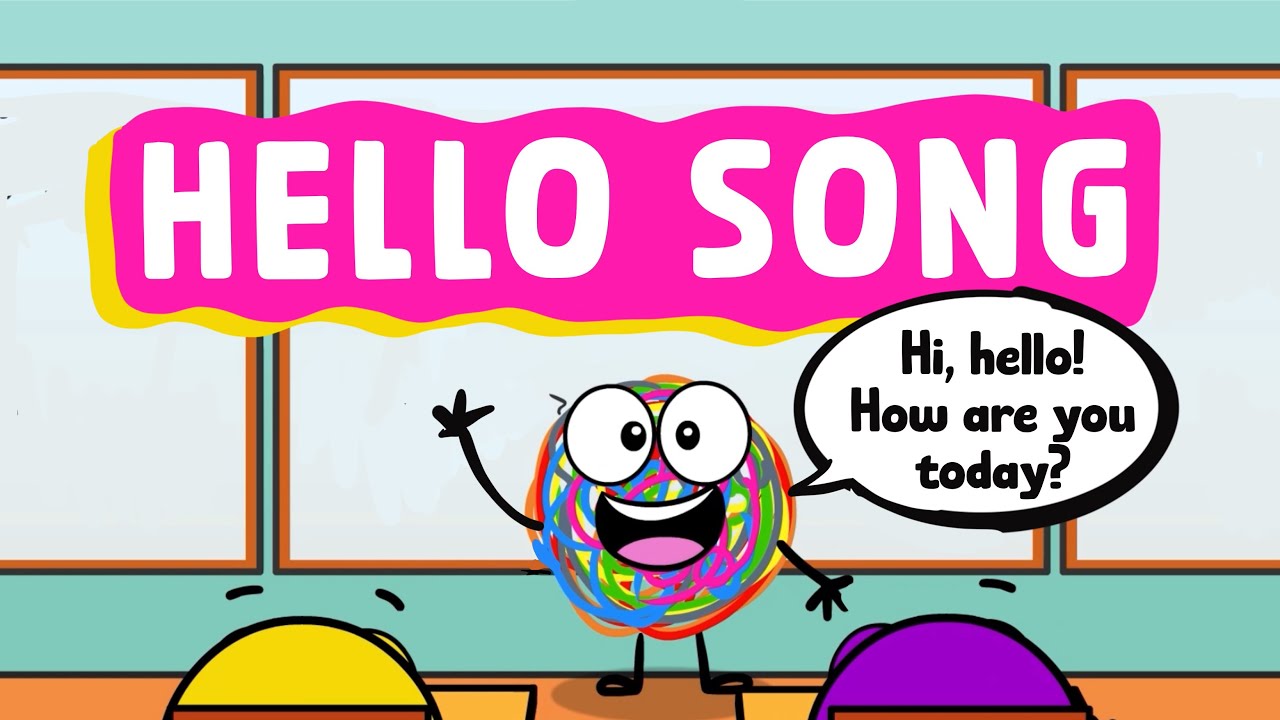 Hi Hello Song Greeting Song For Kids Preschool Songs A Little