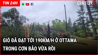 TIN CANADA | Gió đã đạt tới 190km/h ở Ottawa trong cơn bão vừa rồi