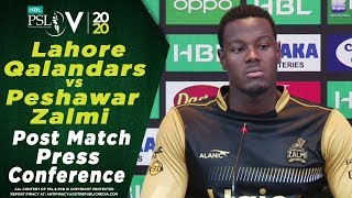 Carlos Brathwaite Post Match Press Conference | Lahore Qalandars vs Peshawar Zalmi | HBL PSL 2020