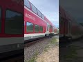 diesellok 218 mit doppelstockwagen von db regio bei neustadt holstein trains neustadt br218