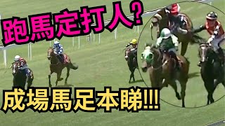 【一連兩單鞭鞭到肉】南非冠軍騎師發癲亂鞭打人，輸埋場馬離曬譜；潘明輝鞭打梁家俊「還拖」被罰停賽｜1月27日 馬圈花生