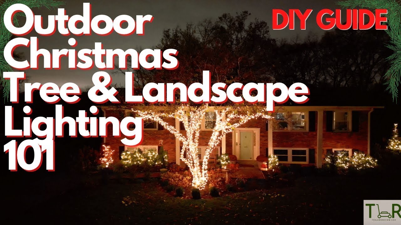 HOW TO GUIDE: Outdoor Christmas Landscape Lighting 101 - YouTube