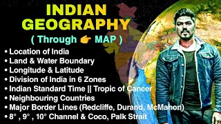 Indian Geography Detail Class through Map || ProStudy