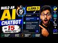 Build an AI Chatbot with Python & React in 15 Minutes (Llama 3 + Flask)