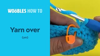 How to yarn over (yo) in crochet