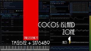 Sonic 4 (Neptune) OST: Cocos Island Zone Act 1 (V2) [YM2612 + SN76489 Arrangement]