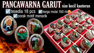 TERSEDIA📣18 Pcs Batu Pancawarna Garut ukura Kecil Kantoran harga terjangkau 🤩