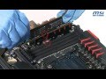 MSI® HOW-TO install DDR4 memory