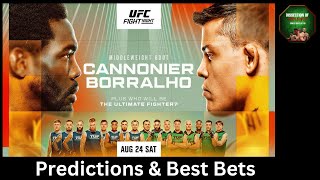 UFC Vegas 96 Borralho vs Cannonier Predictions & Best Bets!