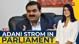 6 PM Prime Live: Adani Strom In Parliament, 'Modi-Adani Tango' Charge And More