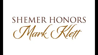 Shemer Honors Mark Klett