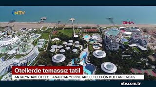 Otellerde temassız tatil