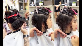 Layered Bob Haircut Tutorial for Curly Hair | Tips for Cutting Curly Bob Hair