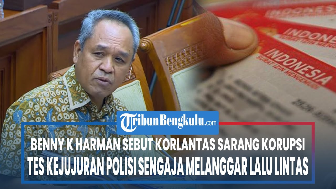 Benny K Harman Sebut Korlantas Sarang Korupsi, Tes Kejujuran Polisi ...