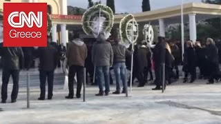 Θρήνος στην κηδεία της Ανθής Λινάρδου