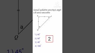 ත්‍රිකෝණ /ප්‍රමේයයන් 😀🎓 #maths #viral #shorts