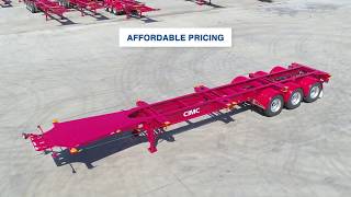 CIMC AU10  45'/48' Ultra Low Profile Skeletal Semi Trailer