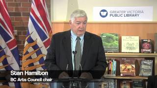 Victoria grants $16 million to BC Arts Council (August 13, 2012)