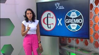 Globo esporte RS - Grêmio estreia na Copa do Brasil 