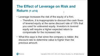 Capital structure in a perfect market PT1