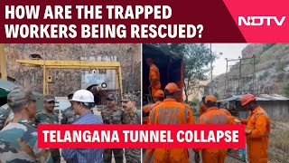 Telangana Tunnel Rescue Updates | How Are The Trapped Workers Being Rescued?