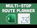 Solve the Travelling Salesman Problem in Excel | Multi-Stop Route Optimizer Template