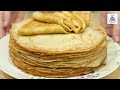 Тонкие ажурные БЛИНЧИКИ на молоке и кипятке🥞 Блины с ветчиной и сыром Масленица 2024