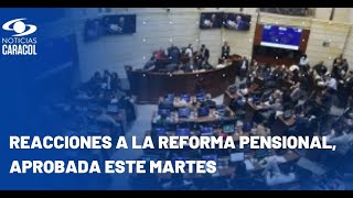 Mauricio Olivera, expresidente de Colpensiones, se refiere a la aprobación de la reforma pensional