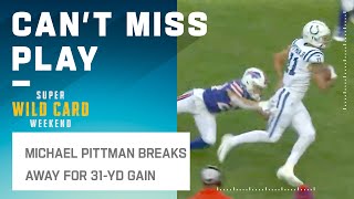 Michael Pittman Makin' MOVES on 31-Yd Gain