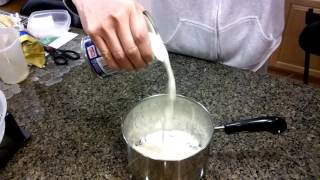 Pouring canned soup backwards - reverse video app