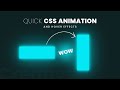 CSS Animation and Hover Effects | Html CSS Tutorial