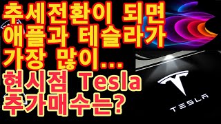 추세전환이 되면 애플과 테슬라가 가장많이... / 현시점 Tesla 추가매수관련 / 테슬라 투자