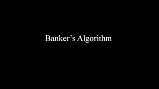 Banker's Algorithm explained