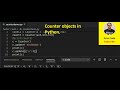 Counter objects in Python
