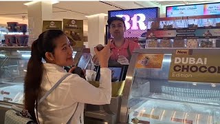 PALAMIG SA BASKIN ROBBINS AT PAINIT SA MISTER DONUT | ABU DHABI MALL | MARGZ TV VLOG