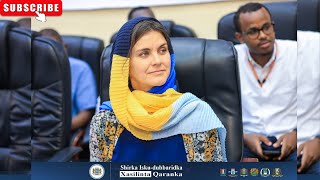 Martina Durrer,  ayaa ka hadashay kaalintooda arrimaha Xasillinta iyo Soo Kabashada hore.