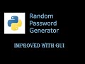 Password Generator using python with GUI