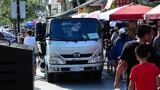 民間垃圾車 老街沿線播音收運（新北市高灘局委託民間垃圾車）