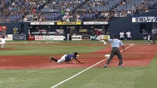 【プロ野球パ】ヘルマン好捕、ナカジもよく捕った！  2015/07/31 Bs-E