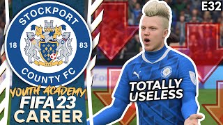 THIS STRIKER IS FINISHED! | FIFA 23 YOUTH ACADEMY CAREER MODE | STOCKPORT (EP 32)