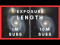 Long VS Short Exposures in Astrophotography - Broadband