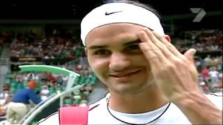 Australian Open 2004 Roger Federer - Alex Bogomolov
