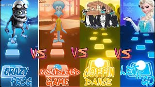 Crazy Frog vs Squidward Game vs Coffin Dance vs Let It Go - Tiles Hop EDM Rush