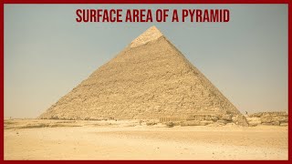 SURFACE AREA OF A PYRAMID| GED GEOMETRY